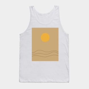 Abstract Sunset Tank Top